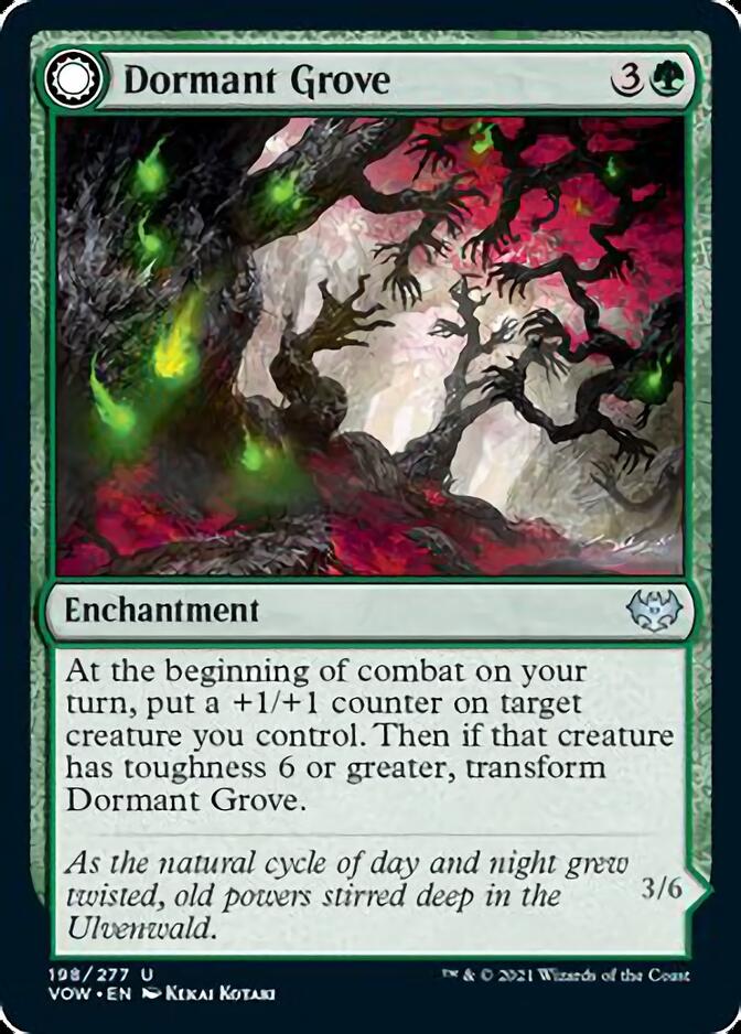Dormant Grove // Gnarled Grovestrider [Innistrad: Crimson Vow] | Grognard Games