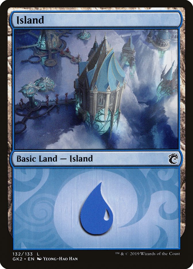 Island (132) [Ravnica Allegiance Guild Kit] | Grognard Games