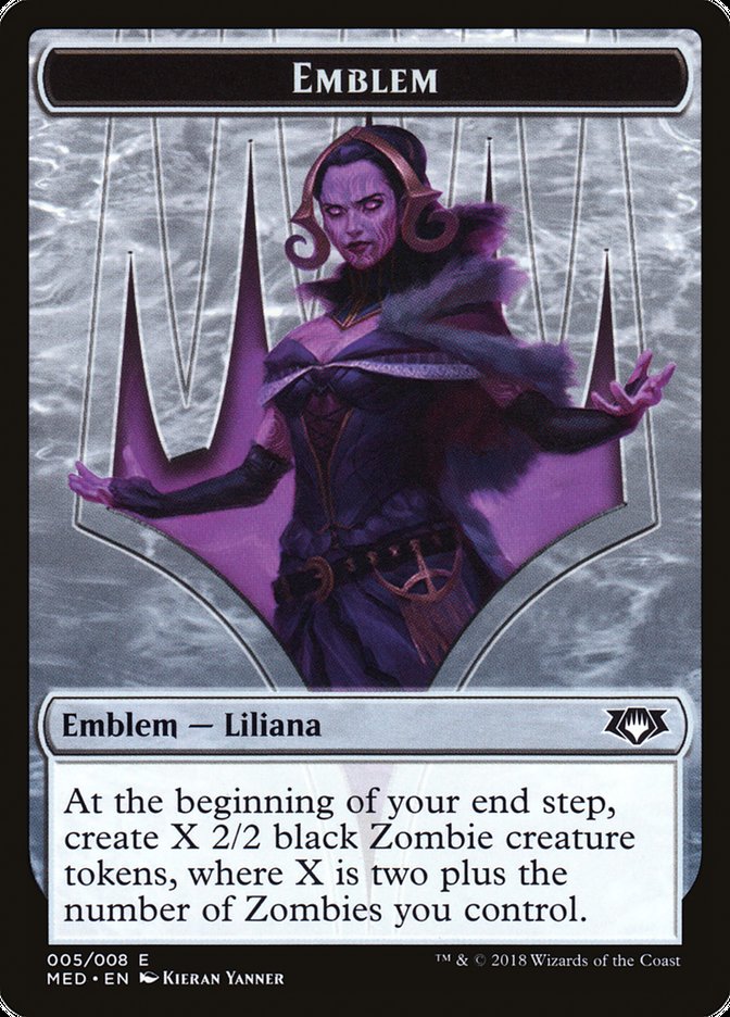 Liliana, the Last Hope Emblem [Mythic Edition Tokens] | Grognard Games