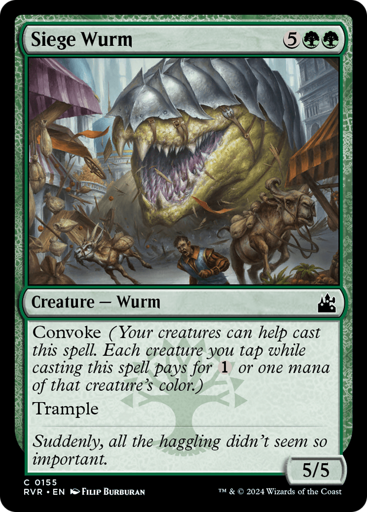 Siege Wurm [Ravnica Remastered] | Grognard Games