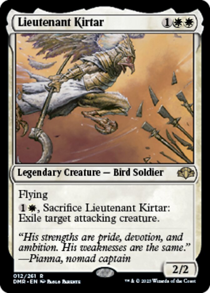 Lieutenant Kirtar [Dominaria Remastered] | Grognard Games