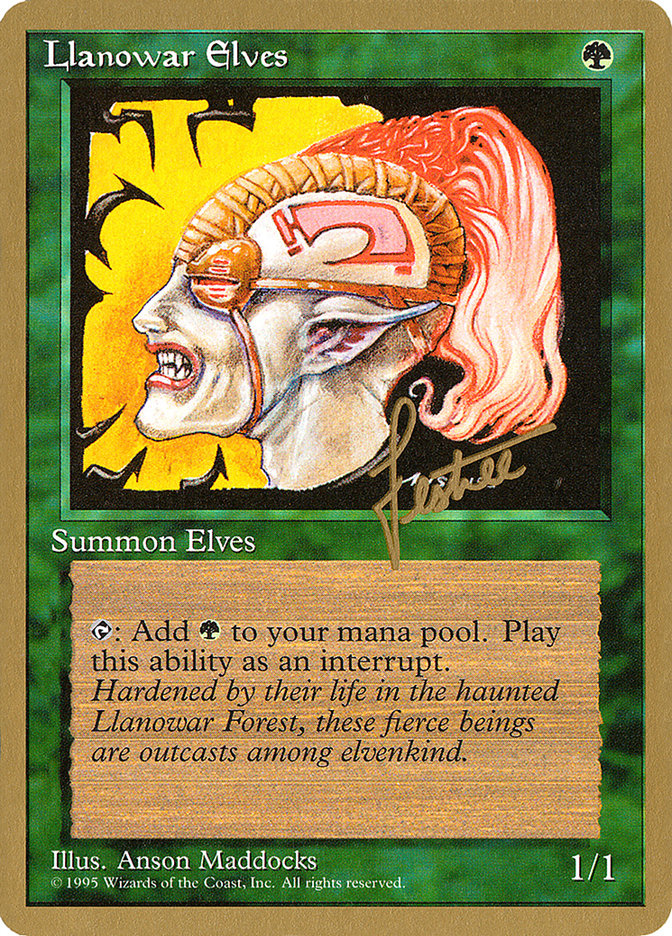 Llanowar Elves (Bertrand Lestree) [Pro Tour Collector Set] | Grognard Games