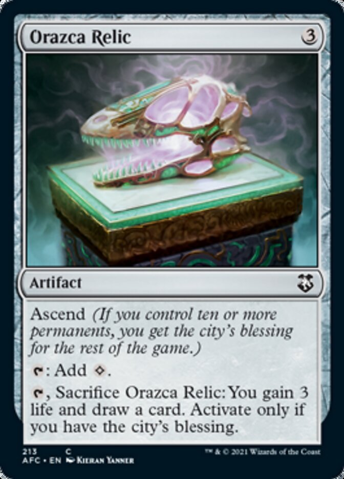 Orazca Relic [Dungeons & Dragons: Adventures in the Forgotten Realms Commander] | Grognard Games