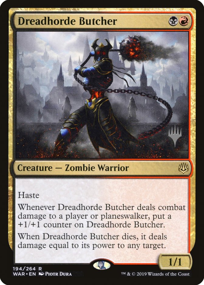 Dreadhorde Butcher (Promo Pack) [War of the Spark Promos] | Grognard Games