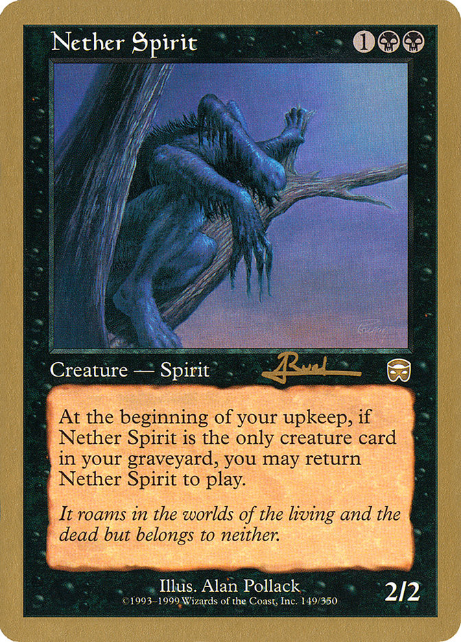 Nether Spirit (Antoine Ruel) [World Championship Decks 2001] | Grognard Games