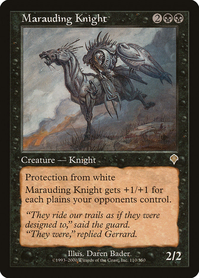 Marauding Knight [Invasion] | Grognard Games