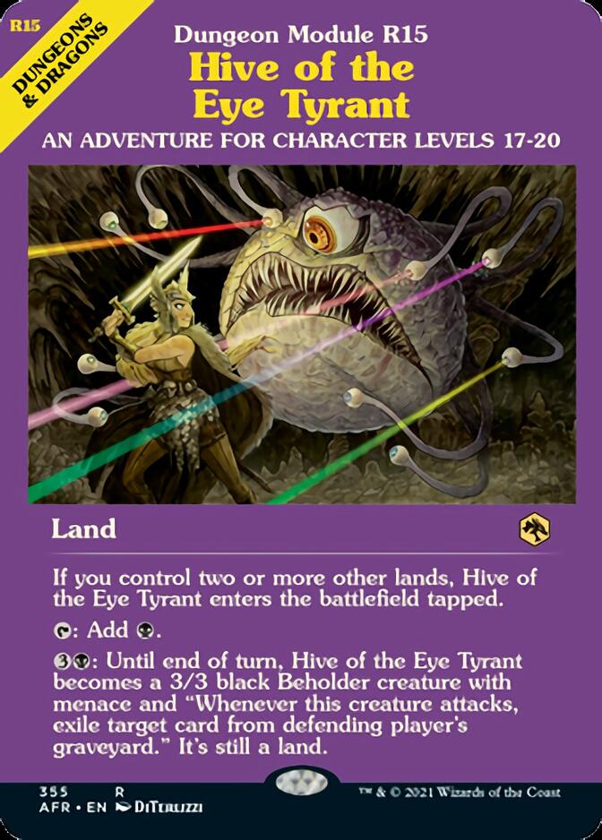 Hive of the Eye Tyrant (Dungeon Module) [Dungeons & Dragons: Adventures in the Forgotten Realms] | Grognard Games