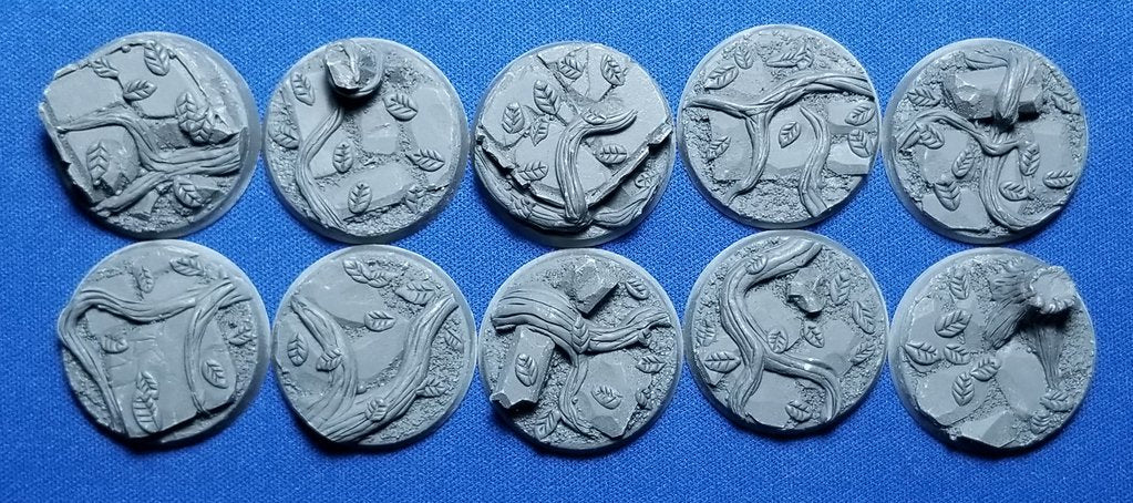 Elrik's Hobbies: Lost Temple Bases Round 32mm | Grognard Games