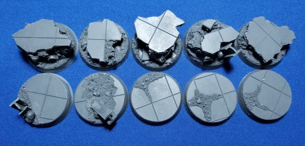 Elrik's Hobbies: City Ruins 10 round 32mm | Grognard Games