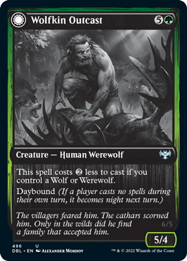 Wolfkin Outcast // Wedding Crasher [Innistrad: Double Feature] | Grognard Games