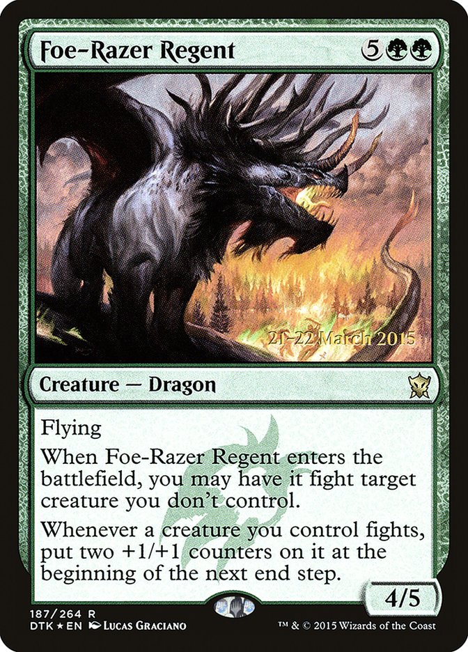 Foe-Razer Regent  [Dragons of Tarkir Prerelease Promos] | Grognard Games