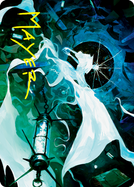 Thirst for Discovery Art Card (Gold-Stamped Signature) [Innistrad: Crimson Vow Art Series] | Grognard Games
