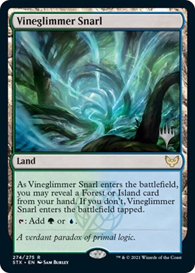 Vineglimmer Snarl (Promo Pack) [Strixhaven: School of Mages Promos] | Grognard Games