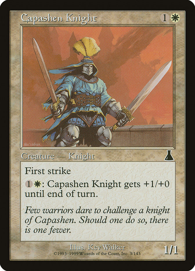 Capashen Knight [Urza's Destiny] | Grognard Games