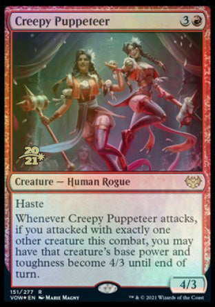 Creepy Puppeteer [Innistrad: Crimson Vow Prerelease Promos] | Grognard Games