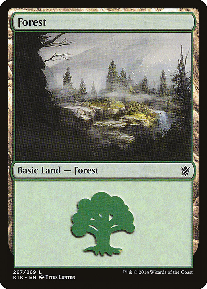 Forest (267) [Khans of Tarkir] | Grognard Games