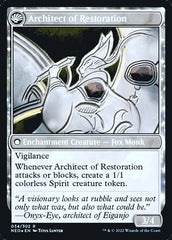 The Restoration of Eiganjo // Architect of Restoration [Kamigawa: Neon Dynasty Prerelease Promos] | Grognard Games