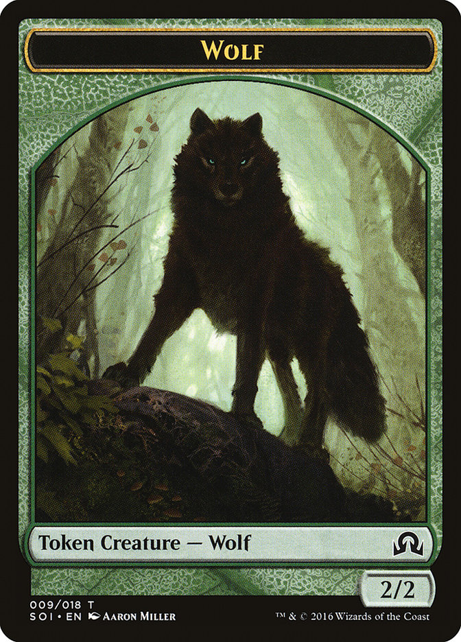 Wolf [Shadows over Innistrad Tokens] | Grognard Games