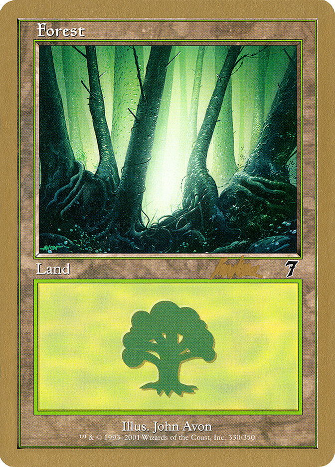 Forest (bk330) (Brian Kibler) [World Championship Decks 2002] | Grognard Games