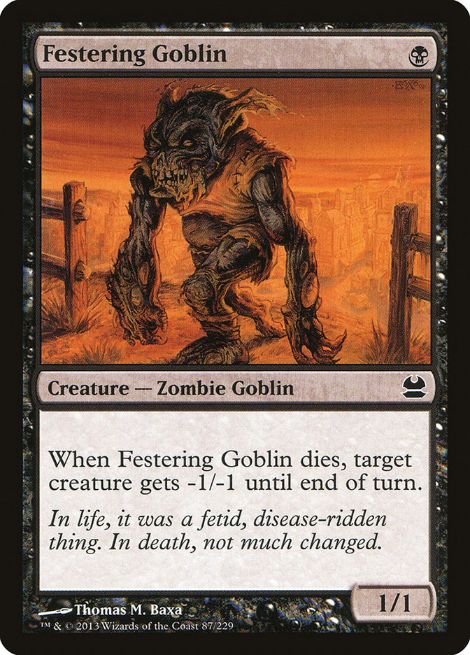 Festering Goblin [Modern Masters] | Grognard Games