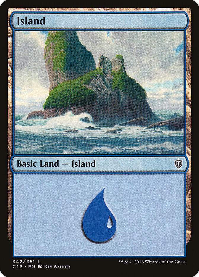 Island (342) [Commander 2016] | Grognard Games