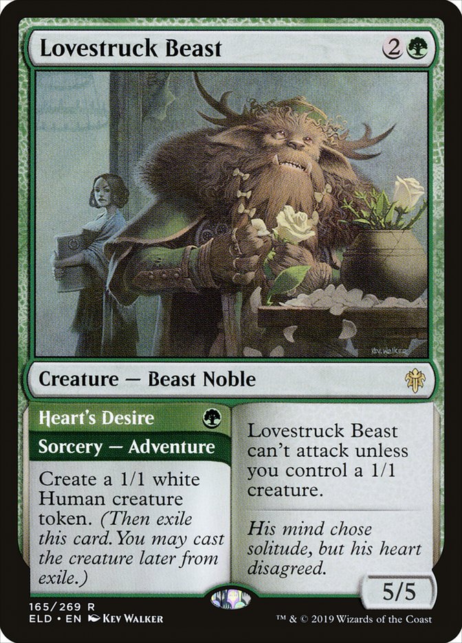 Lovestruck Beast // Heart's Desire [Throne of Eldraine] | Grognard Games