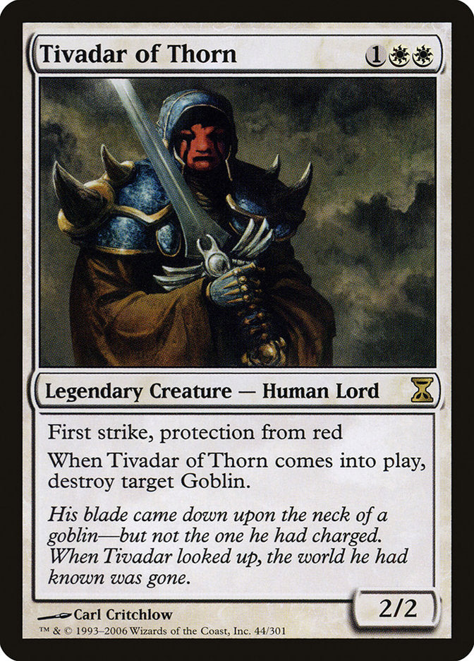 Tivadar of Thorn [Time Spiral] | Grognard Games