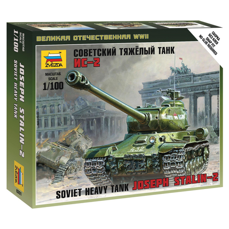Zvezda 1/100 IS-2 Soviet Heavy Tank | Grognard Games