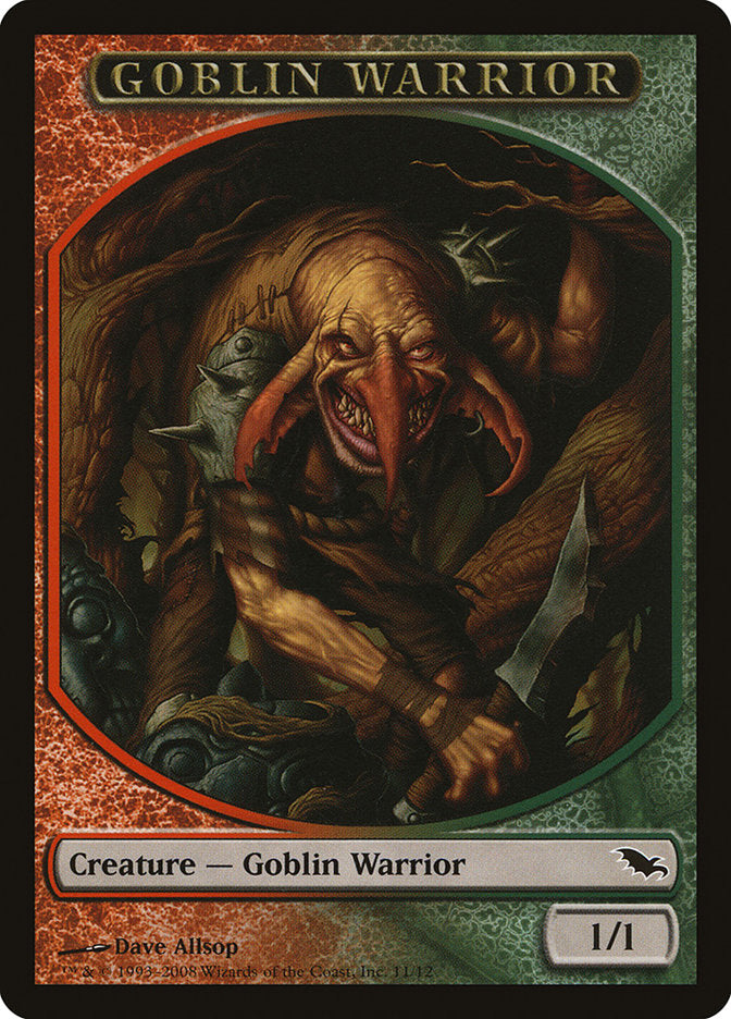 Goblin Warrior [Shadowmoor Tokens] | Grognard Games