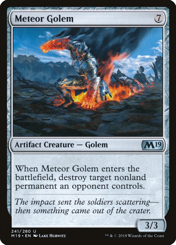 Meteor Golem [Core Set 2019] | Grognard Games