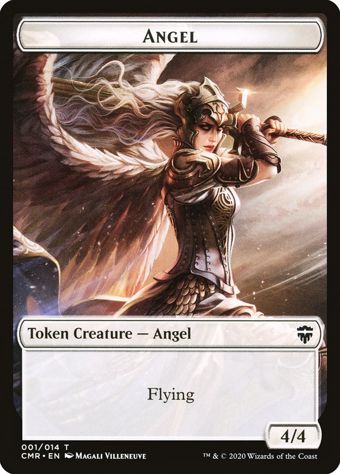 Angel // Spirit Token [Commander Legends Tokens] | Grognard Games