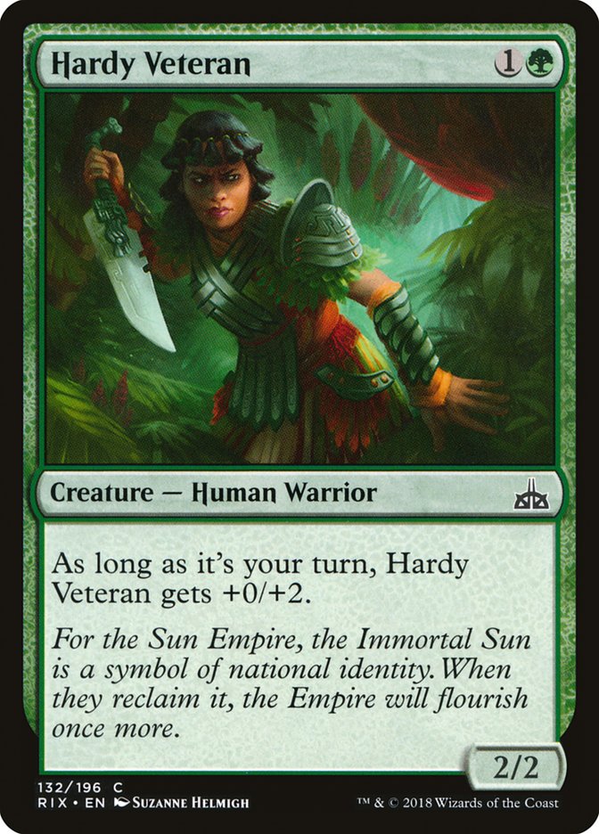 Hardy Veteran [Rivals of Ixalan] | Grognard Games