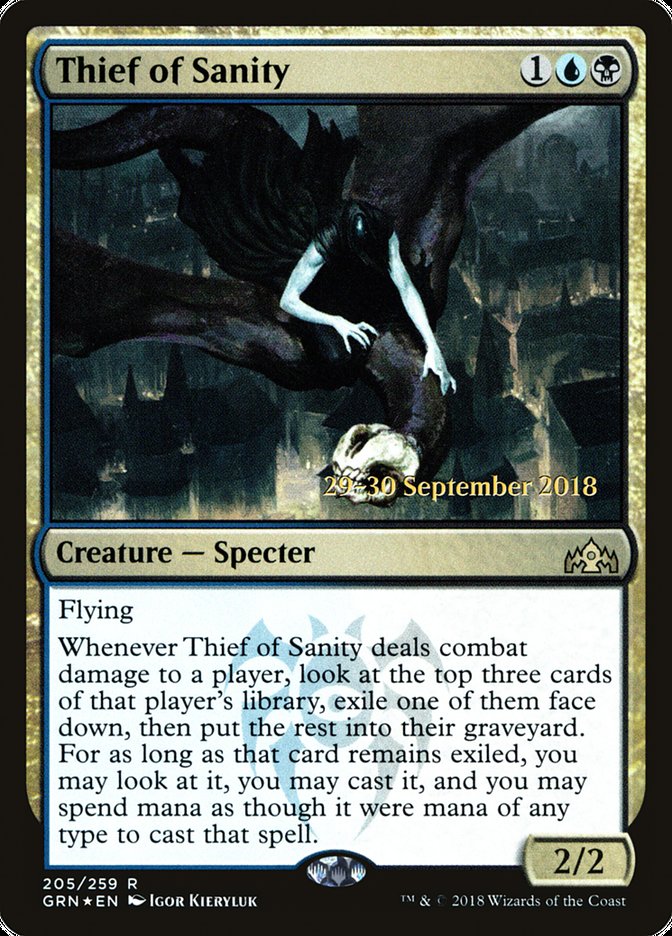 Thief of Sanity  [Guilds of Ravnica Prerelease Promos] | Grognard Games