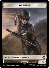 Warrior // Food (0012) Double-Sided Token [Fallout Tokens] | Grognard Games