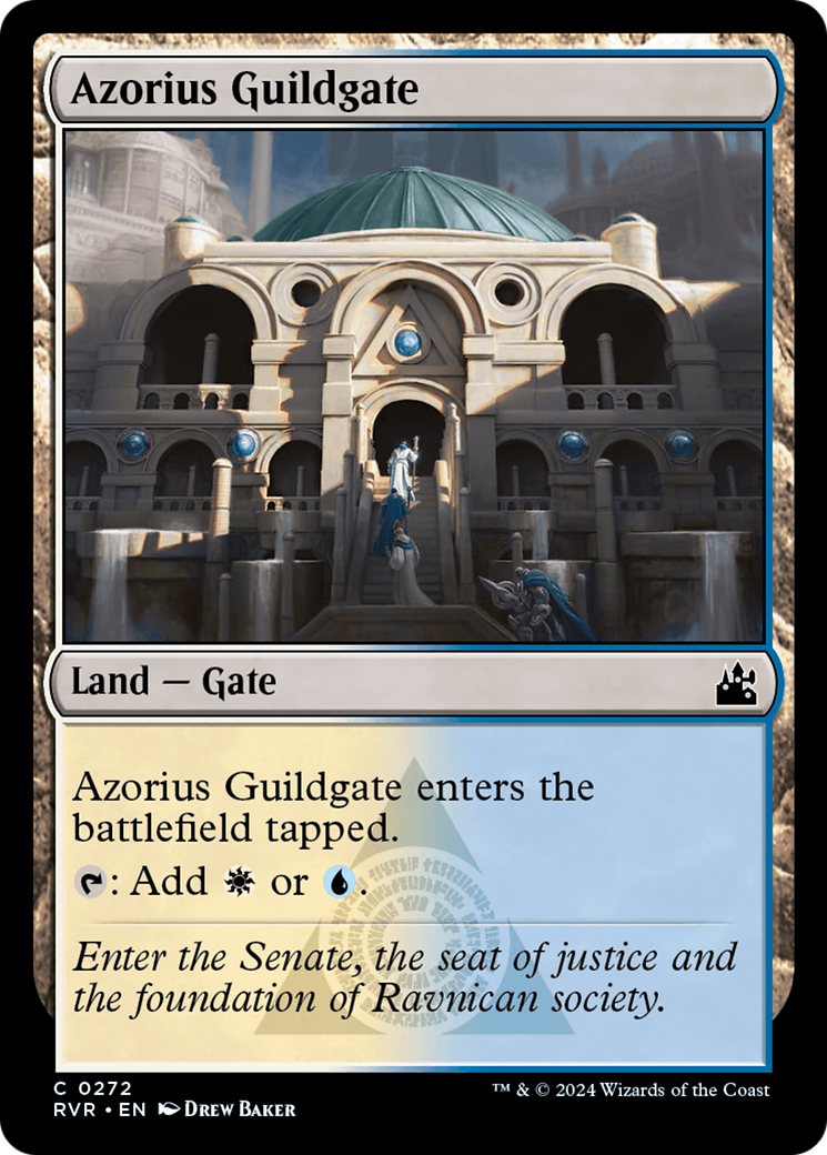 Azorius Guildgate [Ravnica Remastered] | Grognard Games