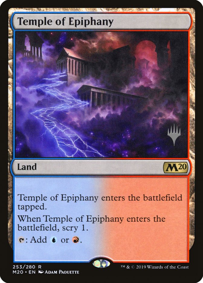 Temple of Epiphany (Promo Pack) [Core Set 2020 Promos] | Grognard Games