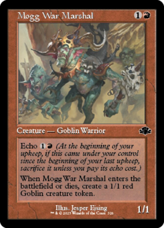 Mogg War Marshal (Retro) [Dominaria Remastered] | Grognard Games