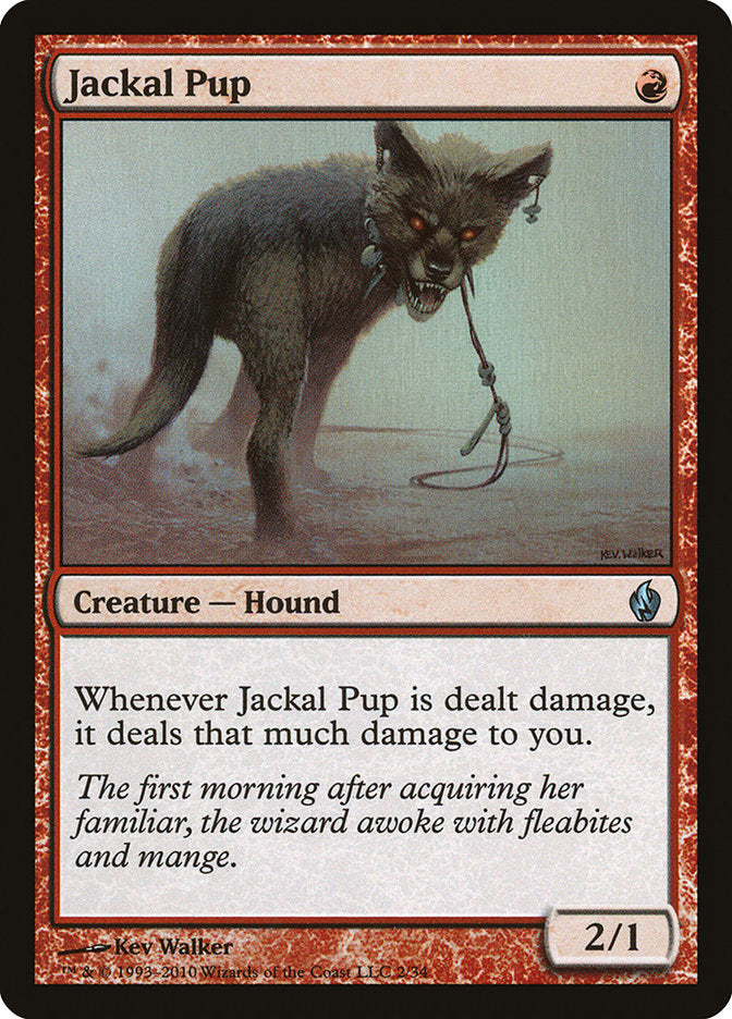 Jackal Pup [Premium Deck Series: Fire and Lightning] | Grognard Games