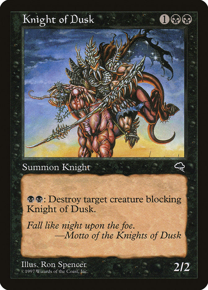 Knight of Dusk [Tempest] | Grognard Games