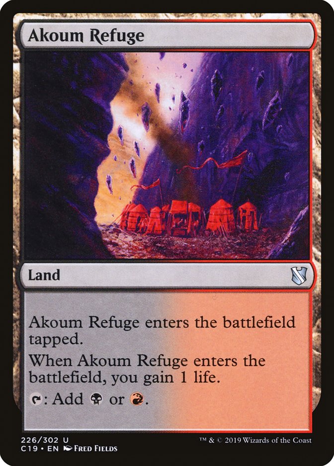 Akoum Refuge [Commander 2019] | Grognard Games