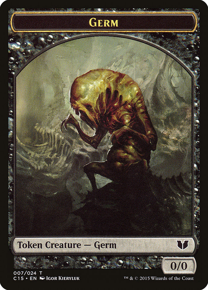 Germ // Zombie Double-Sided Token [Commander 2015 Tokens] | Grognard Games