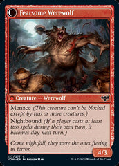 Fearful Villager // Fearsome Werewolf [Innistrad: Crimson Vow] | Grognard Games
