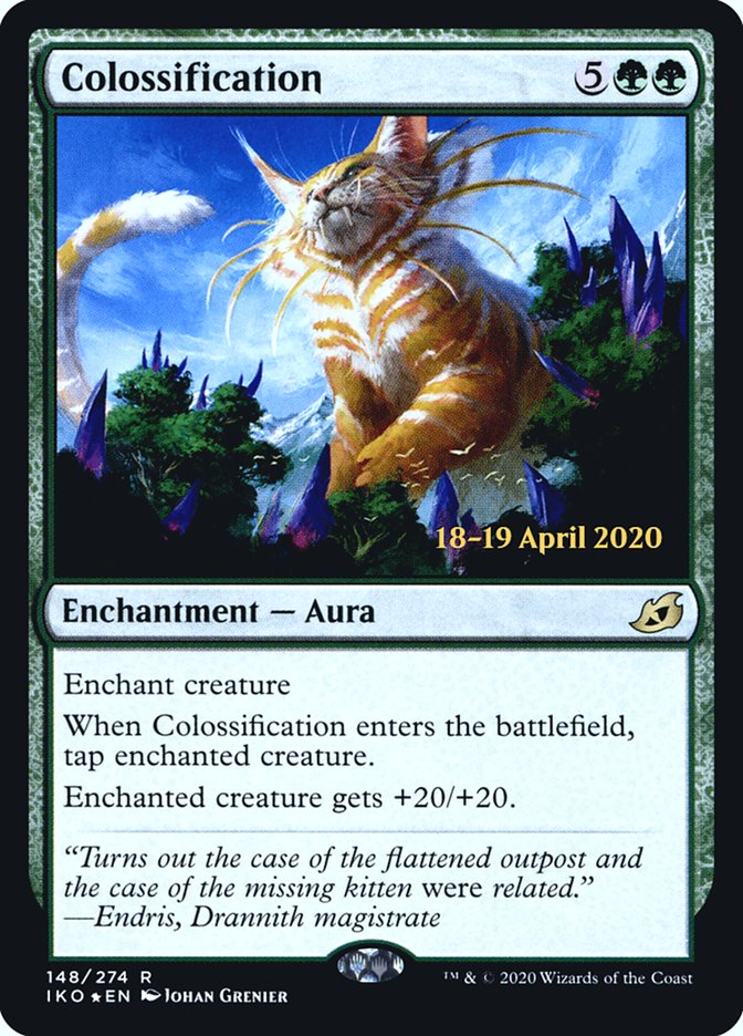 Colossification  [Ikoria: Lair of Behemoths Prerelease Promos] | Grognard Games