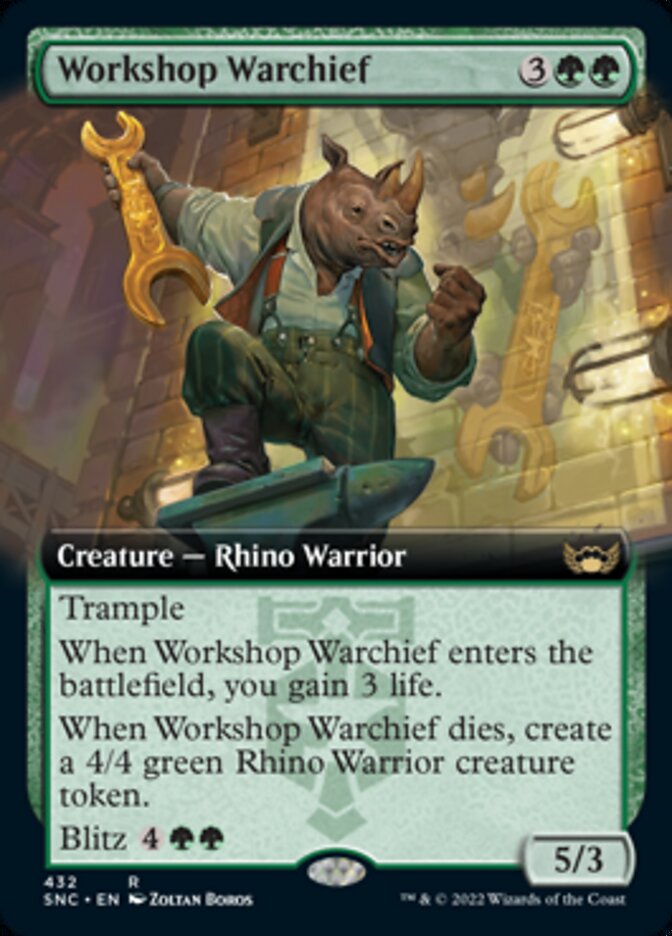 Workshop Warchief (Extended Art) [Streets of New Capenna] | Grognard Games