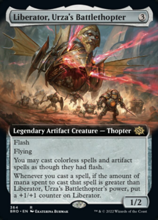 Liberator, Urza's Battlethopter (Extended Art) [The Brothers' War] | Grognard Games