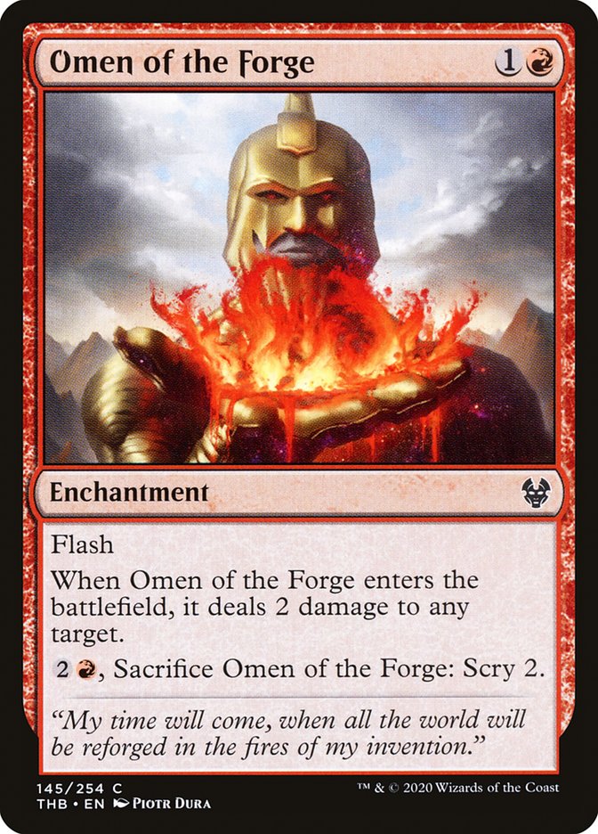 Omen of the Forge [Theros Beyond Death] | Grognard Games