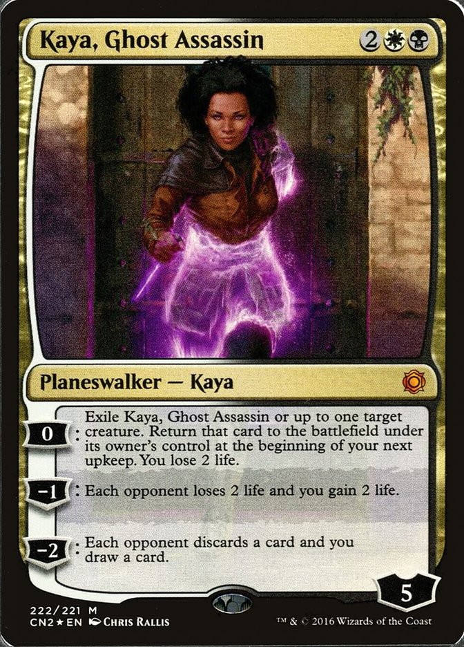 Kaya, Ghost Assassin (222/221) [Conspiracy: Take the Crown] | Grognard Games