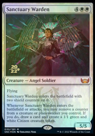 Sanctuary Warden [Streets of New Capenna Prerelease Promos] | Grognard Games