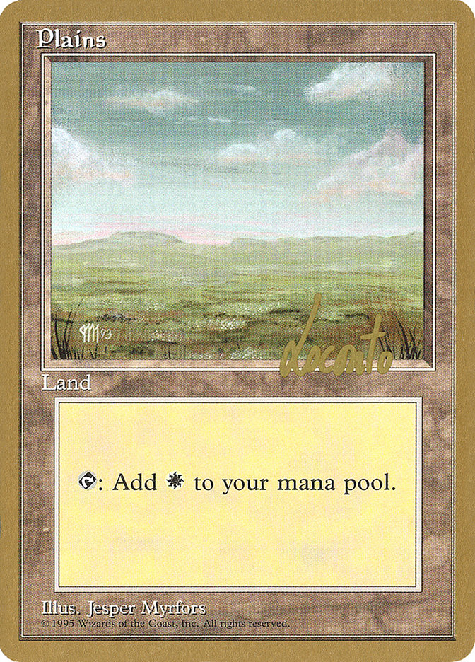 Plains (ml364) (Michael Loconto) [Pro Tour Collector Set] | Grognard Games