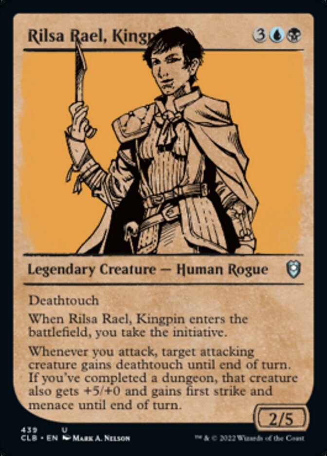 Rilsa Rael, Kingpin (Showcase) [Commander Legends: Battle for Baldur's Gate] | Grognard Games